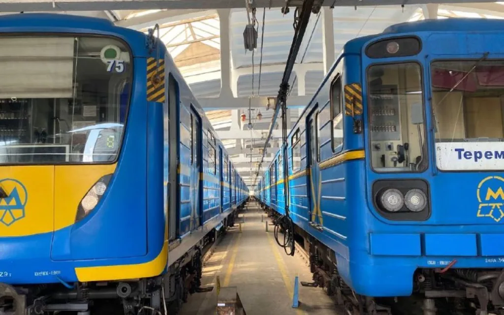 Поїзди у київському метро (Фото: Київський метрополітен)