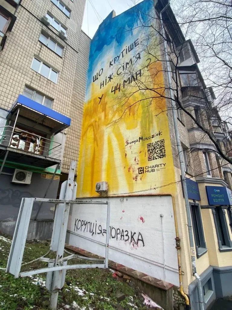 Відлуння Гринкевича: У Києві зафарбовують мурали Соні Морозюк (Фото: google)