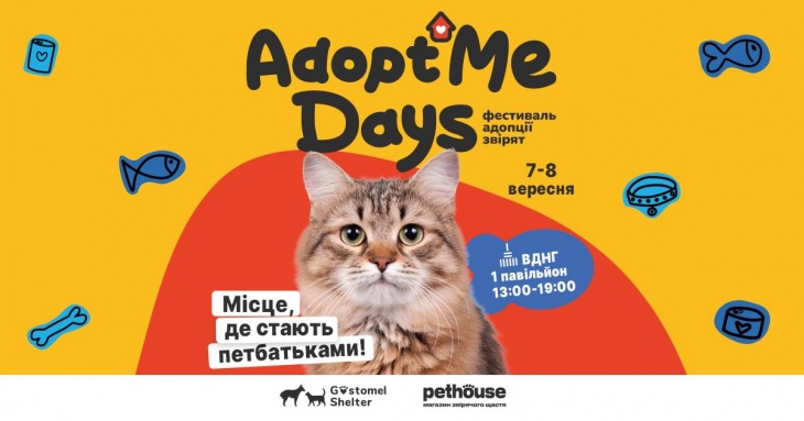 AdoptMe Days святкує річницю: найбільший фестиваль адопції тварин (Фото: google)