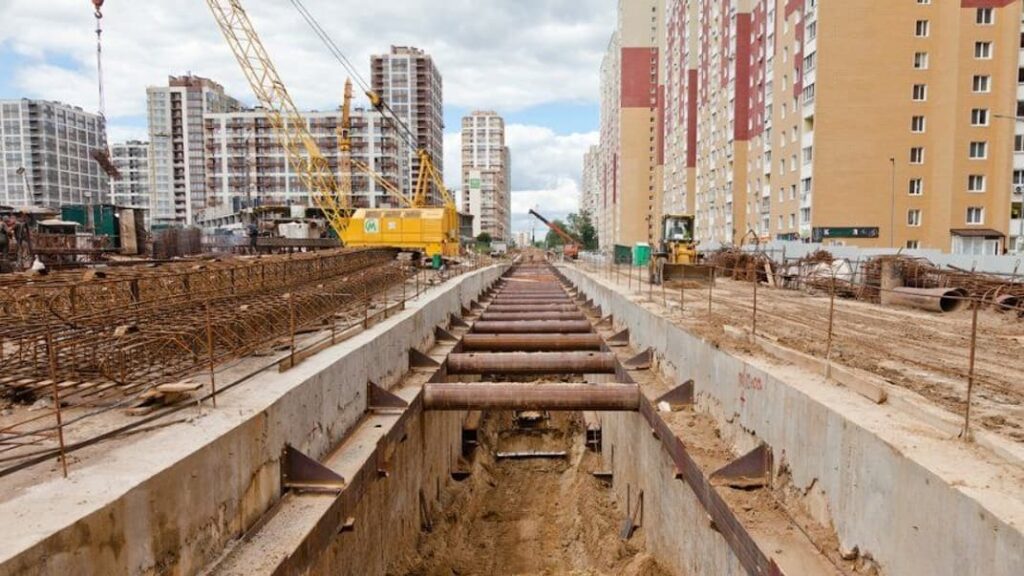 Будівництво метро на Виноградар (фото: google)